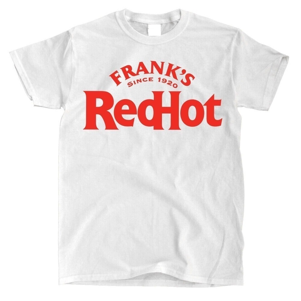 Franks Red Hot Sauce  White Tshirt